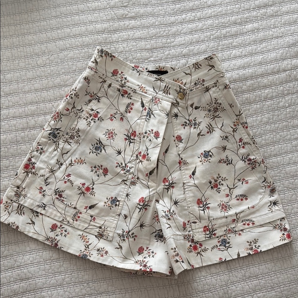 Isabel Marant Floral Print Women's Shorts